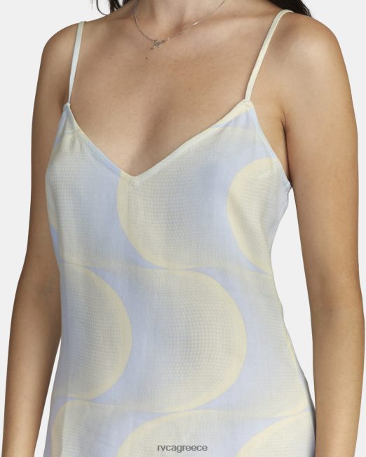 R422N81608 slip up μίνι φόρεμα RVCA γυναίκες μπλε αλογόνου είδη ένδυσης