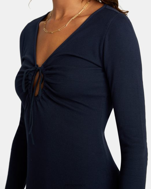 R422N81635 ροζ φόρεμα RVCA γυναίκες μεσάνυχτα είδη ένδυσης