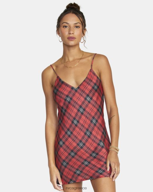 R422N81652 blake mini slip φόρεμα RVCA γυναίκες χρυσάνθεμο είδη ένδυσης