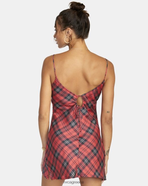 R422N81652 blake mini slip φόρεμα RVCA γυναίκες χρυσάνθεμο είδη ένδυσης