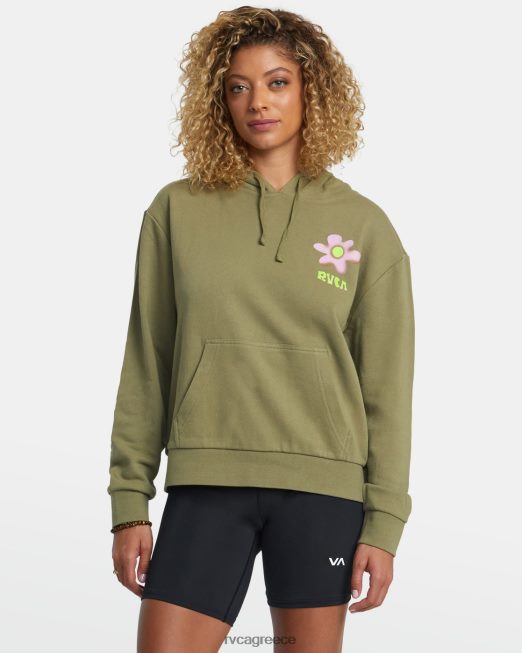 R422N81234 φούτερ με κουκούλα των ονείρων της ημέρας RVCA γυναίκες αλοή είδη ένδυσης