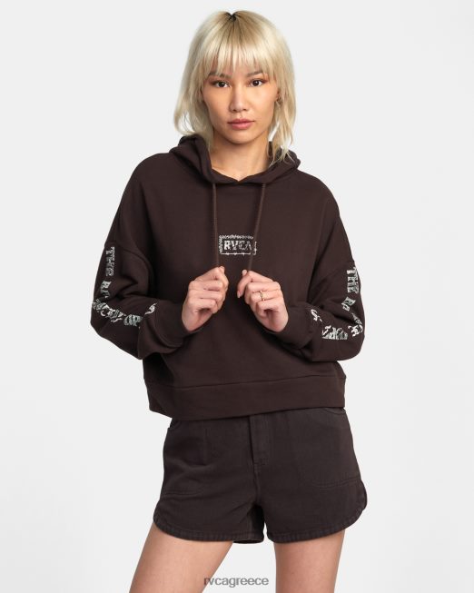 R422N81333 splitter hoodie RVCA γυναίκες Ιάβα είδη ένδυσης