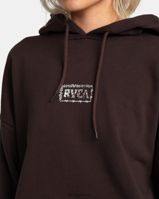 R422N81333 splitter hoodie RVCA γυναίκες Ιάβα είδη ένδυσης