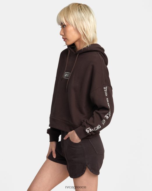 R422N81333 splitter hoodie RVCA γυναίκες Ιάβα είδη ένδυσης