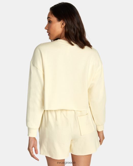 R422N81617 test drive cropped φούτερ RVCA γυναίκες υστερόλαμπη είδη ένδυσης