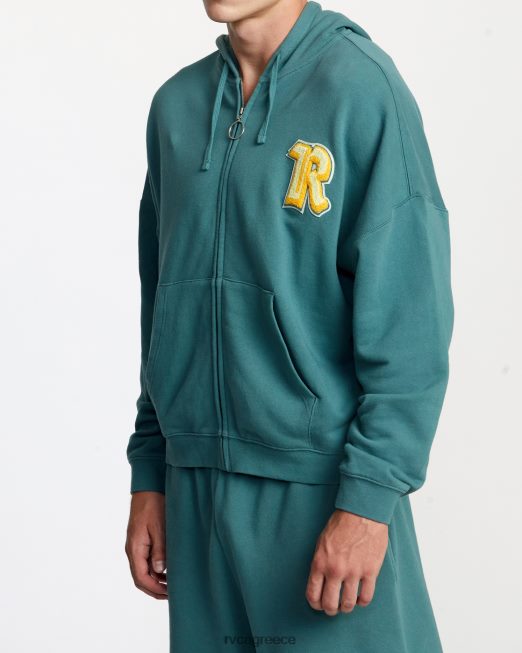 R422N8233 τριαντάφυλλο machado thrift φούτερ με φερμουάρ RVCA γυναίκες βάσκας είδη ένδυσης