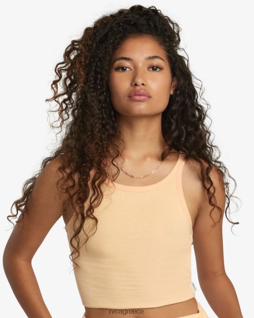 R422N81079 συρόμενη κορυφή δεξαμενής RVCA γυναίκες πεπόνι είδη ένδυσης