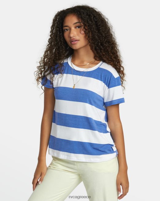 R422N81085 εσοχή 3 μπλουζάκι με λαιμόκοψη RVCA γυναίκες ακτή είδη ένδυσης