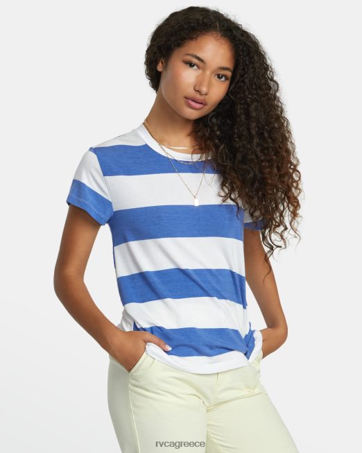 R422N81085 εσοχή 3 μπλουζάκι με λαιμόκοψη RVCA γυναίκες ακτή είδη ένδυσης