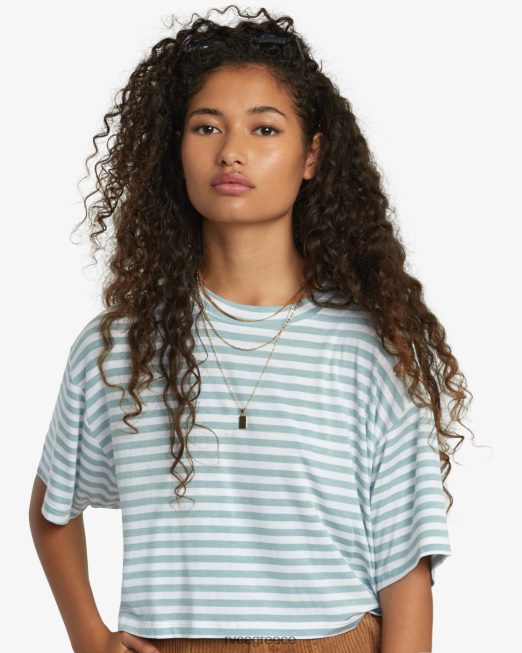 R422N81095 μπλουζάκι RVCA γυναίκες σχιστόλιθος είδη ένδυσης