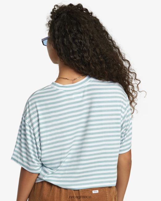 R422N81095 μπλουζάκι RVCA γυναίκες σχιστόλιθος είδη ένδυσης