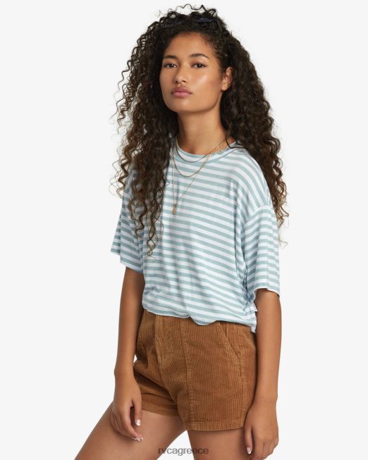 R422N81095 μπλουζάκι RVCA γυναίκες σχιστόλιθος είδη ένδυσης