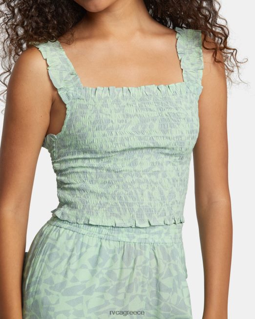 R422N81127 οικολογικό φανελάκι βεράντας RVCA γυναίκες ΑΦΡΟΣ της ΘΑΛΑΣΣΑΣ είδη ένδυσης