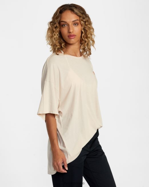 R422N81149 μπάντζο μπλουζάκι RVCA γυναίκες κιμωλία είδη ένδυσης