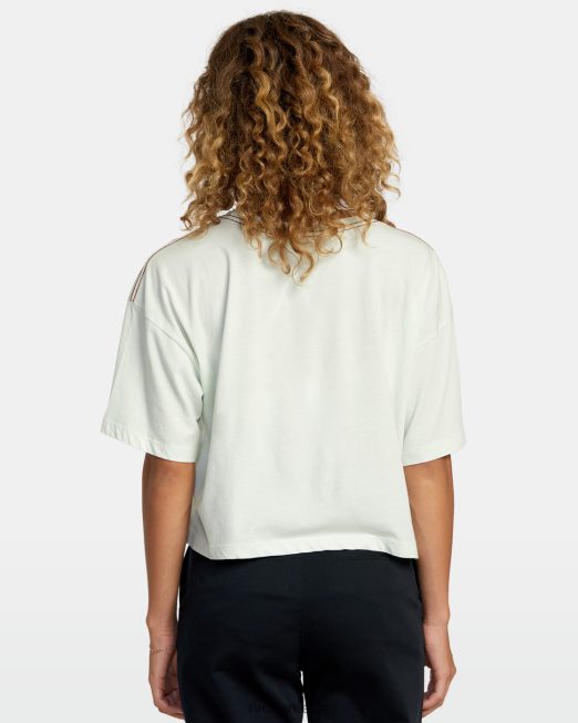 R422N81174 ptc μπλουζάκι RVCA γυναίκες μπλε του ουρανού είδη ένδυσης