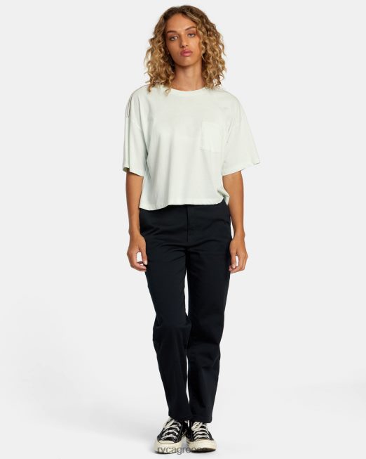 R422N81174 ptc μπλουζάκι RVCA γυναίκες μπλε του ουρανού είδη ένδυσης