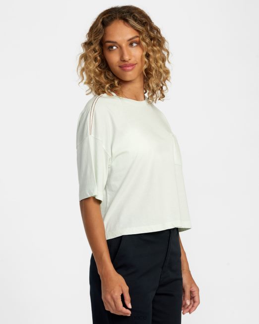 R422N81174 ptc μπλουζάκι RVCA γυναίκες μπλε του ουρανού είδη ένδυσης