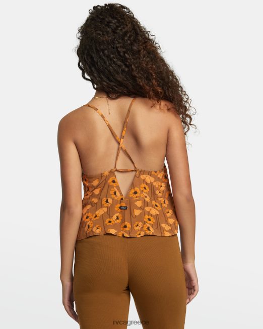 R422N81187 πουρνάρι RVCA γυναίκες χώμα σιένης είδη ένδυσης