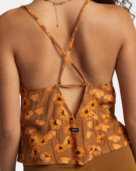 R422N81187 πουρνάρι RVCA γυναίκες χώμα σιένης είδη ένδυσης