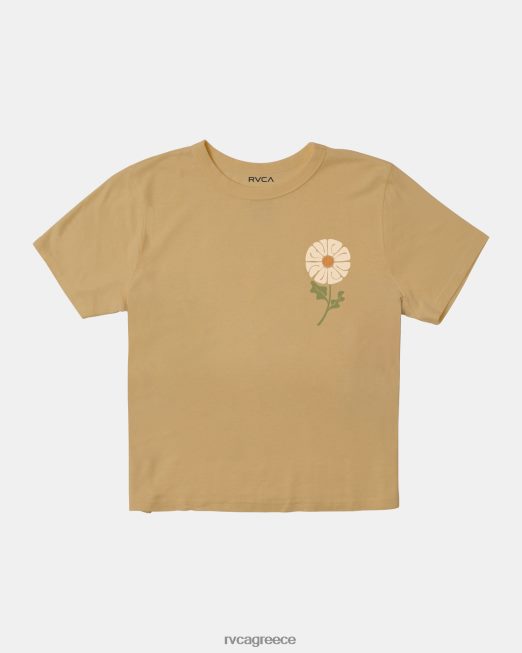 R422N81218 απαραίτητο μπλουζάκι RVCA γυναίκες άχυρο είδη ένδυσης