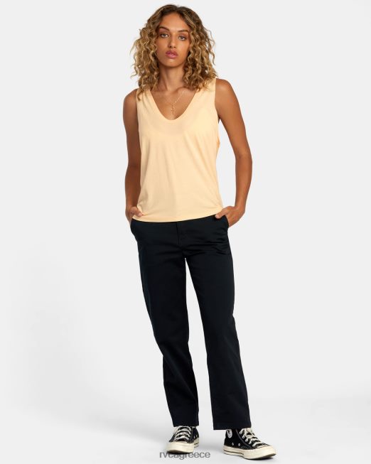 R422N81236 κομμένο φανελάκι RVCA γυναίκες πεπόνι είδη ένδυσης