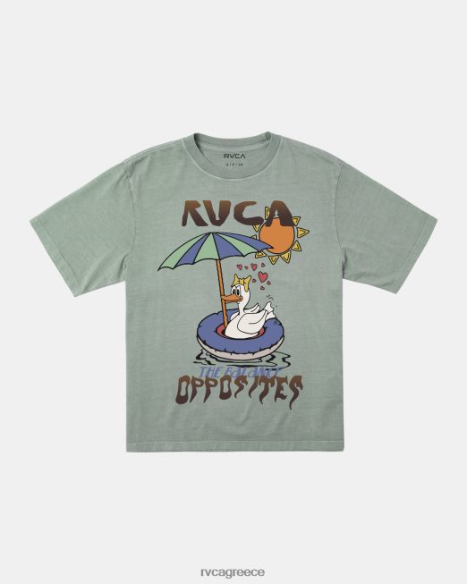 R422N81237 ηλιόλουστο μπλουζάκι RVCA γυναίκες σχιστόλιθος είδη ένδυσης