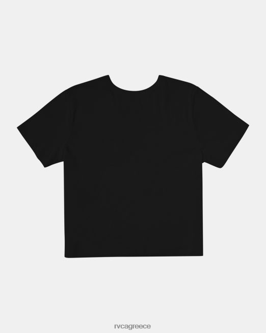 R422N81247 μπλουζάκι πατριώτη RVCA γυναίκες μαύρος είδη ένδυσης