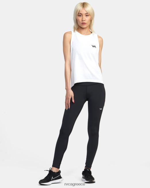 R422N81267 vatank top προπόνησης μυών RVCA γυναίκες λευκό 2 είδη ένδυσης