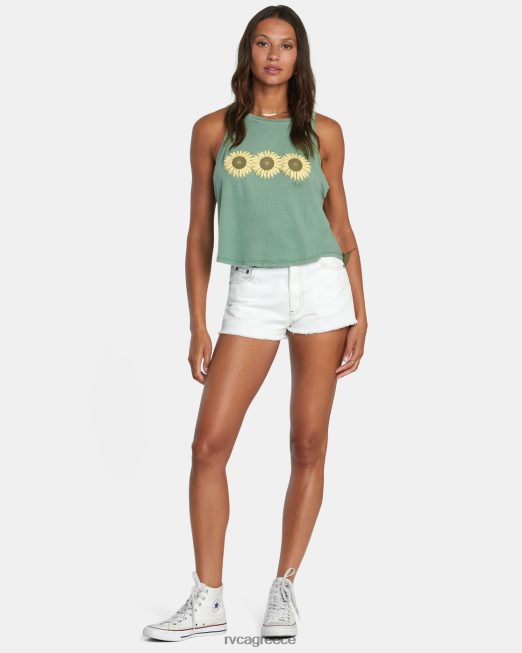 R422N81282 φανελάκι ηλίανθου RVCA γυναίκες σκοτεινός κισσός είδη ένδυσης