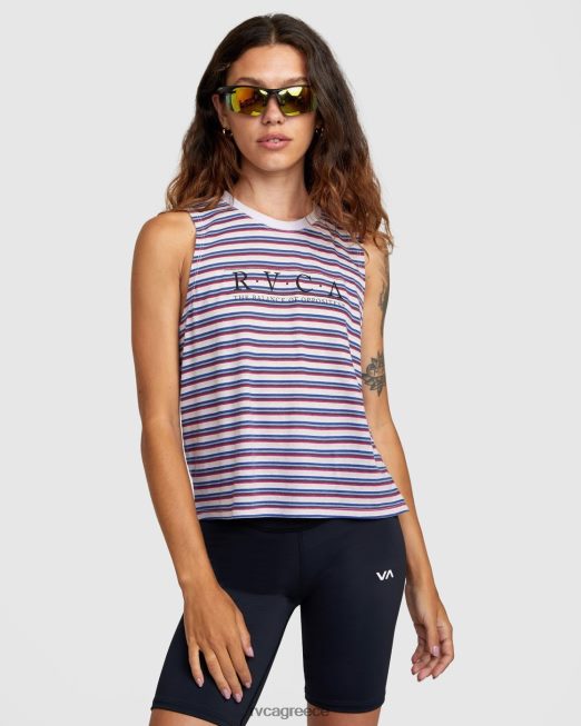 R422N81319 κατασκευασμένο ντεπόζιτο RVCA γυναίκες λεβάντα είδη ένδυσης