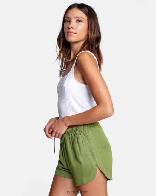 R422N81328 λεπτή γραμμή ρεζερβουάρ RVCA γυναίκες ψιθύρισε λευκό είδη ένδυσης