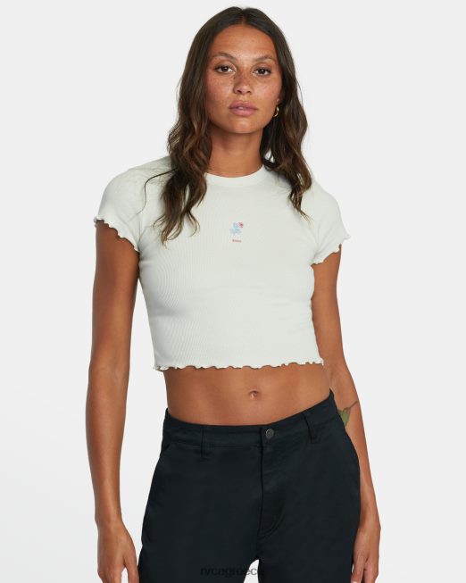 R422N81344 κομψό μπλουζάκι συμμαθητή RVCA γυναίκες θαλάσσιο σπρέι είδη ένδυσης