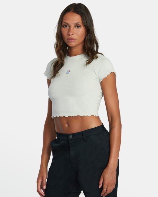 R422N81344 κομψό μπλουζάκι συμμαθητή RVCA γυναίκες θαλάσσιο σπρέι είδη ένδυσης