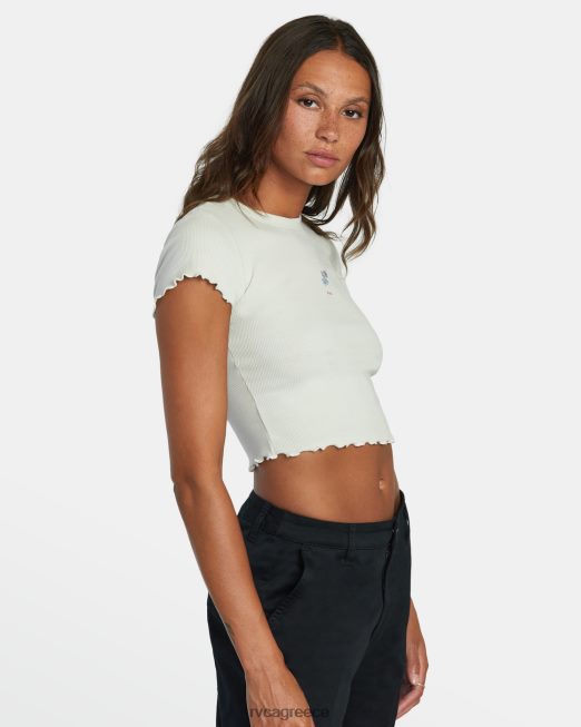 R422N81344 κομψό μπλουζάκι συμμαθητή RVCA γυναίκες θαλάσσιο σπρέι είδη ένδυσης