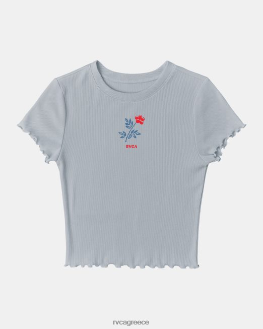 R422N81344 κομψό μπλουζάκι συμμαθητή RVCA γυναίκες θαλάσσιο σπρέι είδη ένδυσης