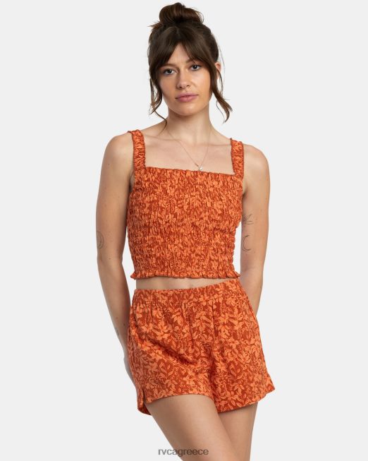 R422N81345 οροφή δεξαμενής βεράντας RVCA γυναίκες αμμόξυλο είδη ένδυσης