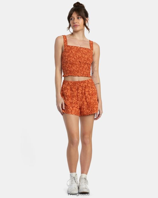 R422N81345 οροφή δεξαμενής βεράντας RVCA γυναίκες αμμόξυλο είδη ένδυσης