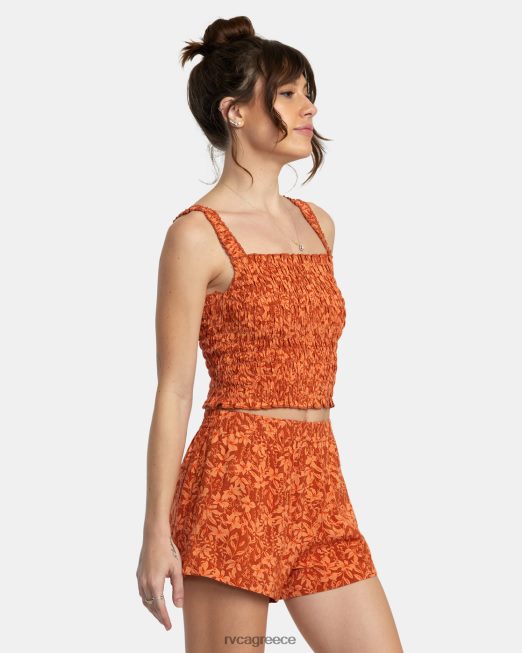 R422N81345 οροφή δεξαμενής βεράντας RVCA γυναίκες αμμόξυλο είδη ένδυσης