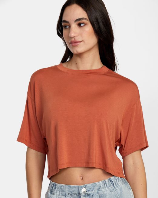 R422N81354 μπλουζάκι RVCA γυναίκες αμμόξυλο είδη ένδυσης