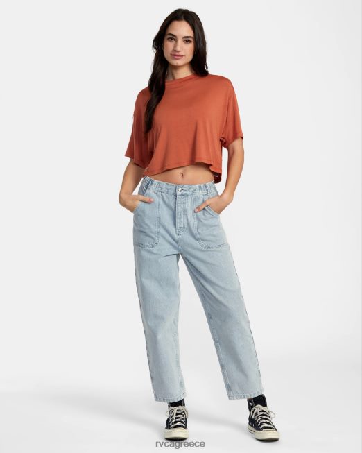 R422N81354 μπλουζάκι RVCA γυναίκες αμμόξυλο είδη ένδυσης