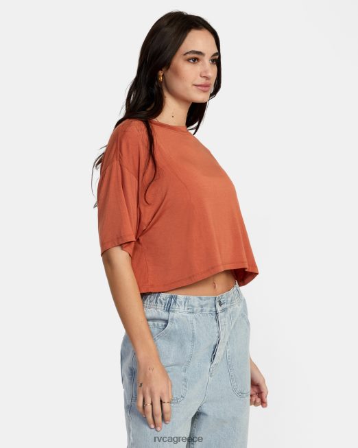 R422N81354 μπλουζάκι RVCA γυναίκες αμμόξυλο είδη ένδυσης