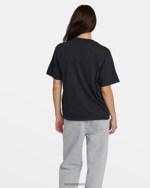 R422N81366 swirl anyday t-shirt RVCA γυναίκες μαύρος είδη ένδυσης