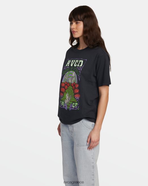 R422N81366 swirl anyday t-shirt RVCA γυναίκες μαύρος είδη ένδυσης