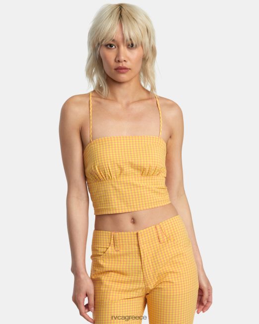 R422N81382 φανέλα ρεζερβουάρ φωτεινής πλευράς RVCA γυναίκες λιλικοι είδη ένδυσης