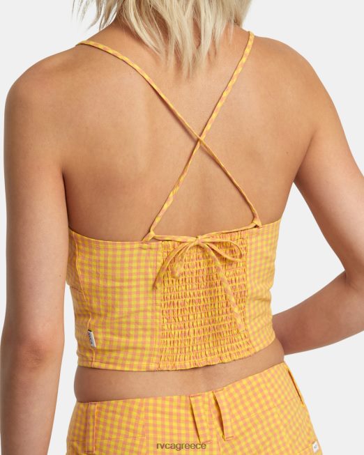 R422N81382 φανέλα ρεζερβουάρ φωτεινής πλευράς RVCA γυναίκες λιλικοι είδη ένδυσης