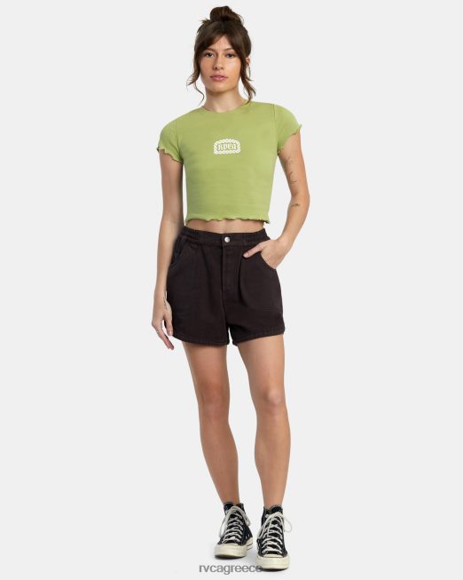 R422N81429 μπλουζάκι συμμαθητή RVCA γυναίκες φτέρη είδη ένδυσης