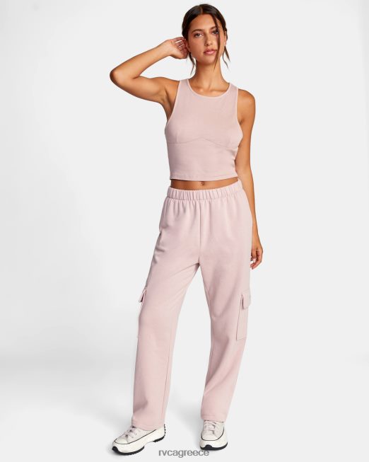 R422N81510 test drive cropped top tank RVCA γυναίκες σκονισμένο τριαντάφυλλο είδη ένδυσης