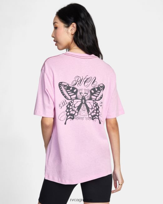 R422N81525 καθώς έρχεται γραφικό μπλουζάκι RVCA γυναίκες ορχιδέα είδη ένδυσης