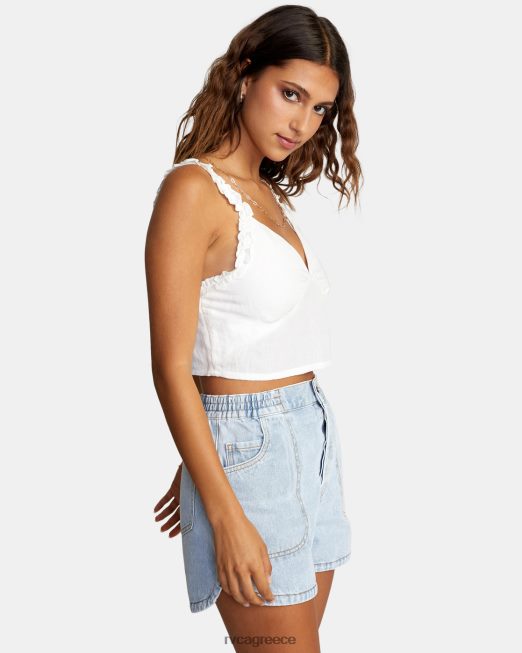 R422N81531 γλυκιά μου cropped top tank RVCA γυναίκες σύννεφο είδη ένδυσης