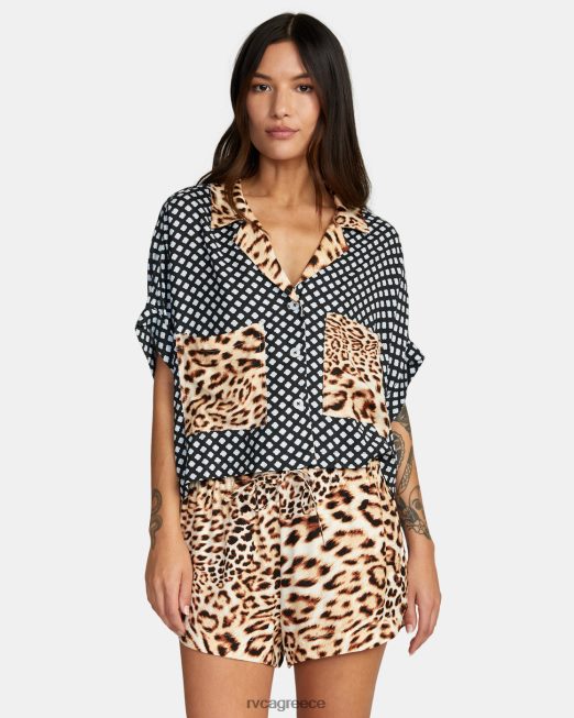 R422N81554 κουμπί speakeasy προς τα κάτω RVCA γυναίκες πολυ είδη ένδυσης